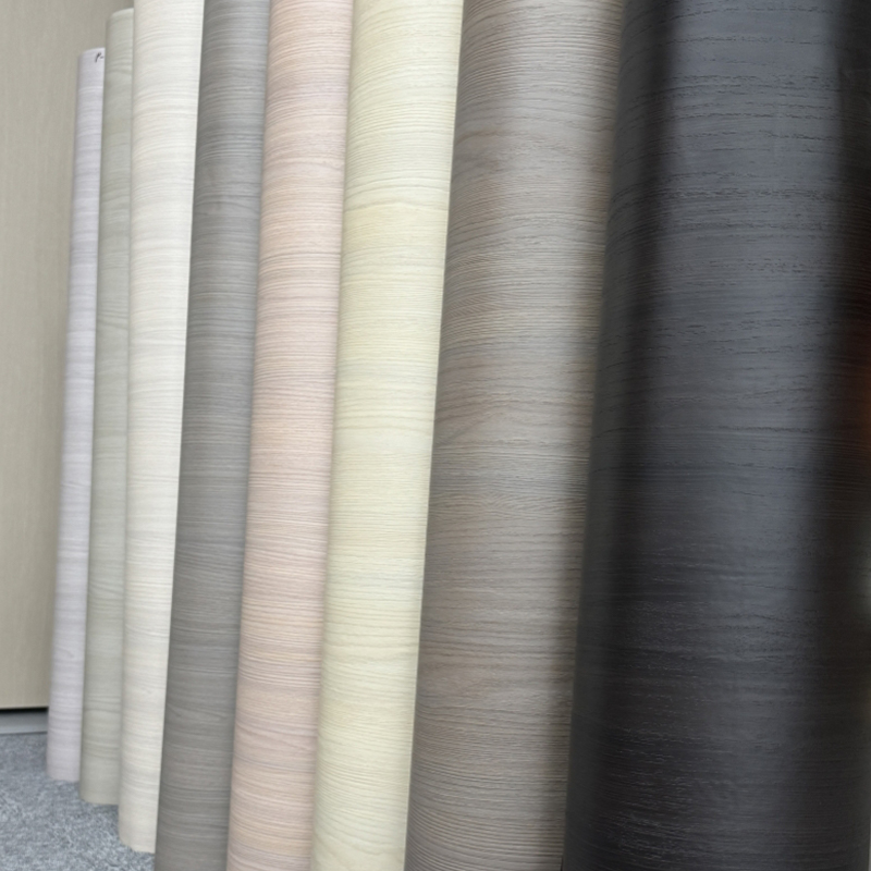 Wood Grain Anti-ridse PVC Dekorativ Film