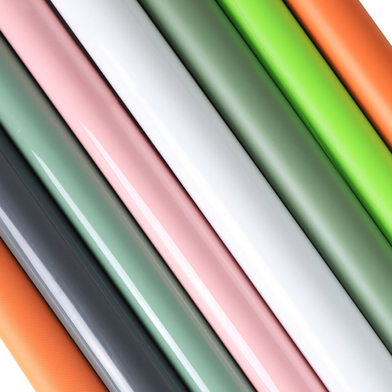 Ensfarvet PVC dekorativ film